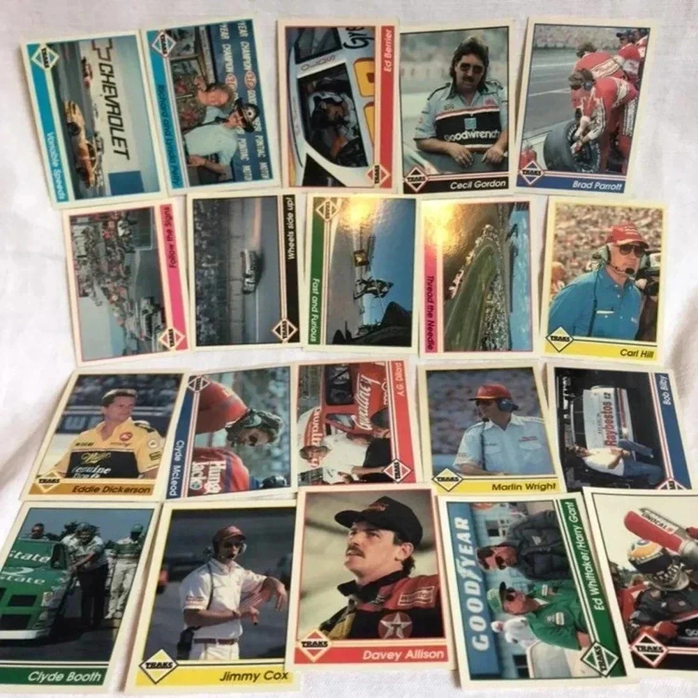Vintage Race Cars / Car Racers Card Lot 20 Pieces